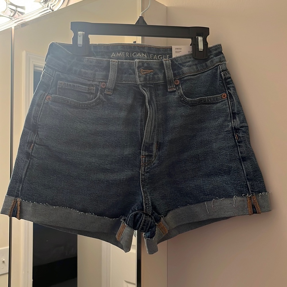 Brand new modest jean shorts